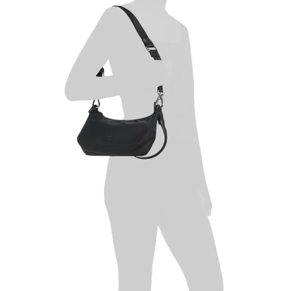 COLE HAAN Black Solid Convertible Shoulder Bag
